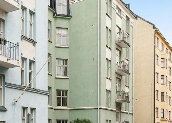 Nordic Vintage 1br In Kamppi 公寓 *